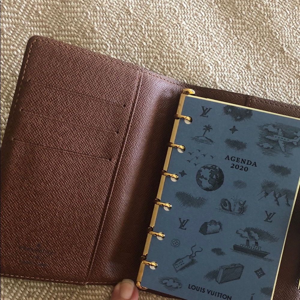 Authentic Louis Vuitton Agenda, size small